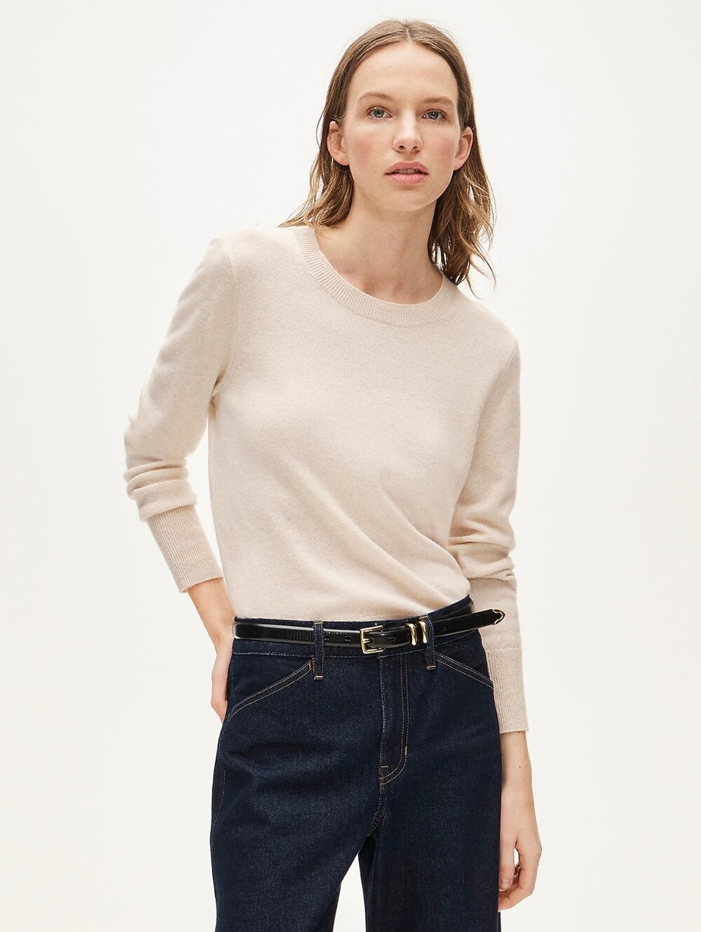 J.Crew Cashmere classic-fit crewneck sweater Size Medium